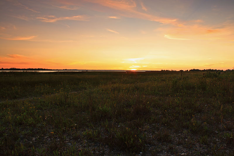 sunset over ducan bay